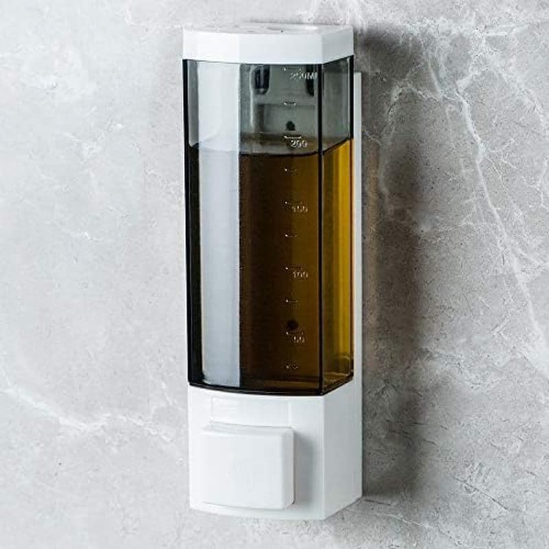 Dispensadores De Sabão 250ml De Plástico ABS Sem Broca Com Adesivo Ou Montagem Na Parede Parafusos Dispensador De Chuvei