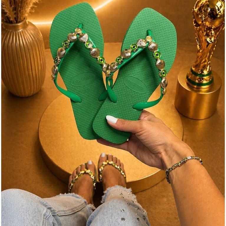 Havaians tropical viva o Brasil Chinelo feminino