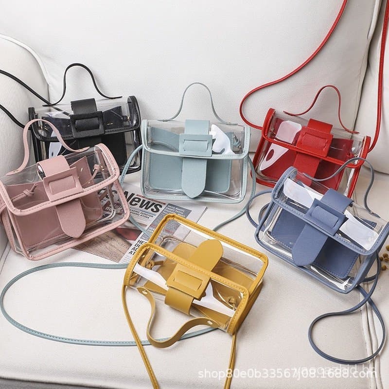Bolsa De Mão Feminina Transparente