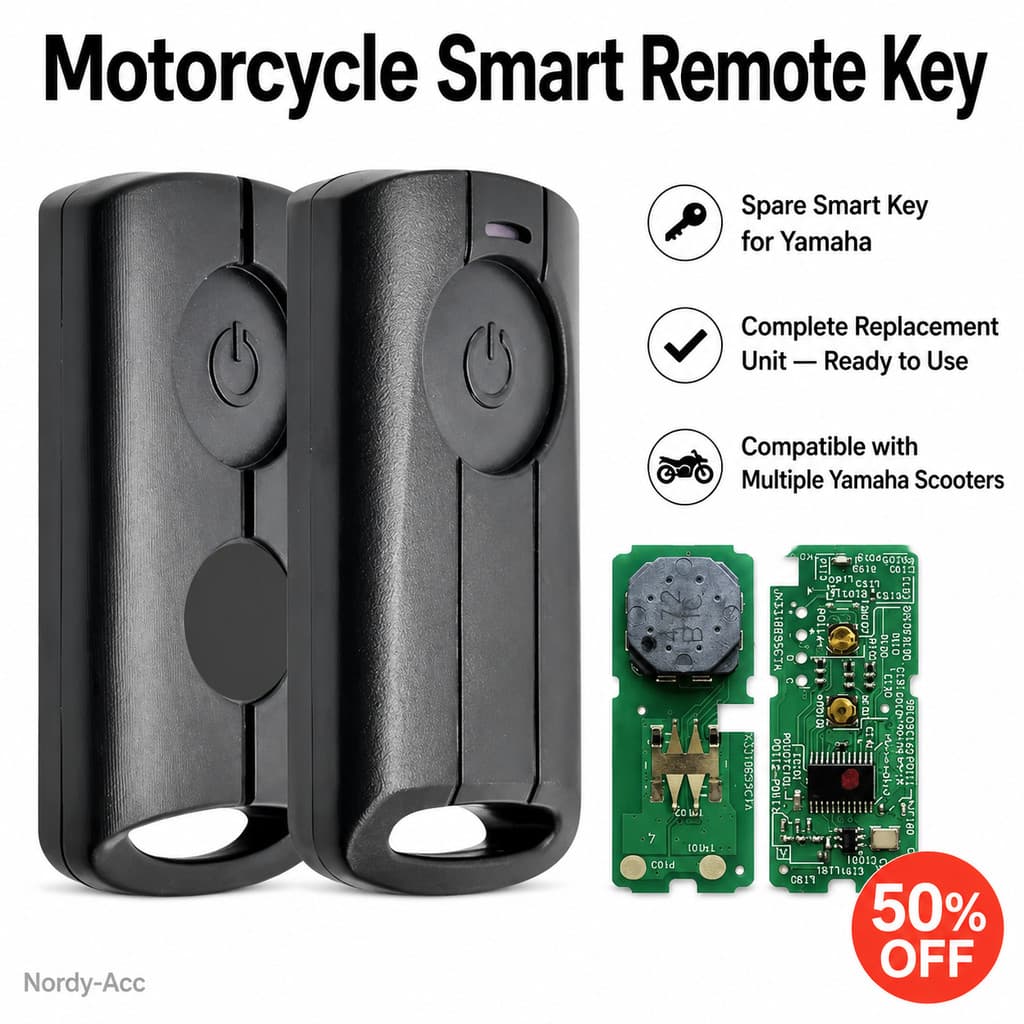 Chave Da Motocicleta Para Controle Remoto De Reposição Fob NMAX V2 AEROX S V1 V2 XMAX SNIPER 155 433.92mhz ID49 SKEA71-0