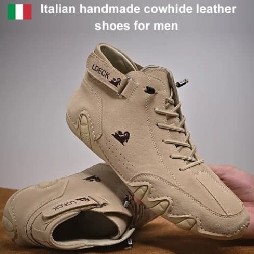 Sapatos Oxford Masculinos de Couro Bovino Feitos à Mão na Itália MNVM