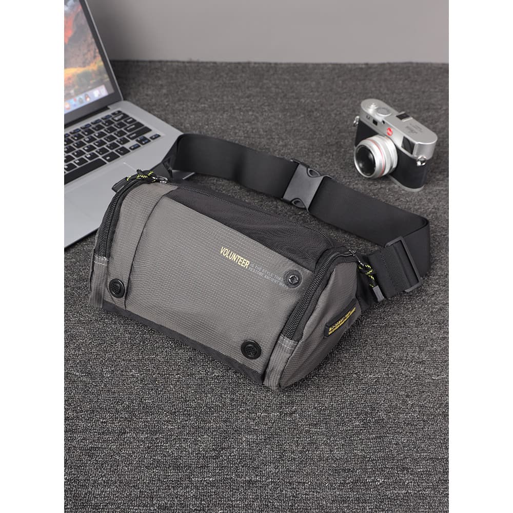 Novo ombro masculino Casual esportes cintura saco Commuter bolsa de ombro do telefone móvel saco de peito All-Match bols