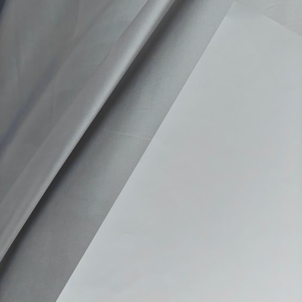 K Shell Cinza Real Silk Satin Conjunto de quatro peças Capa de edredão 2 * 2.3 Lençol 2.6 * 2.4 Par de fronha