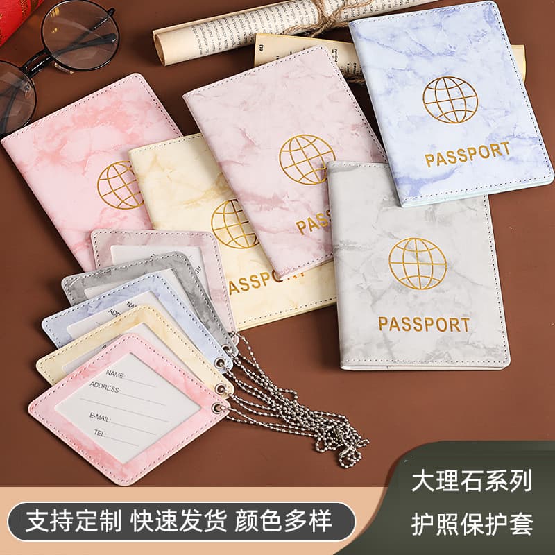 Porta-passaporte multifuncional para viagem, capa protetora para passaporte, documento no exterior, bilhete de ar, bolsa