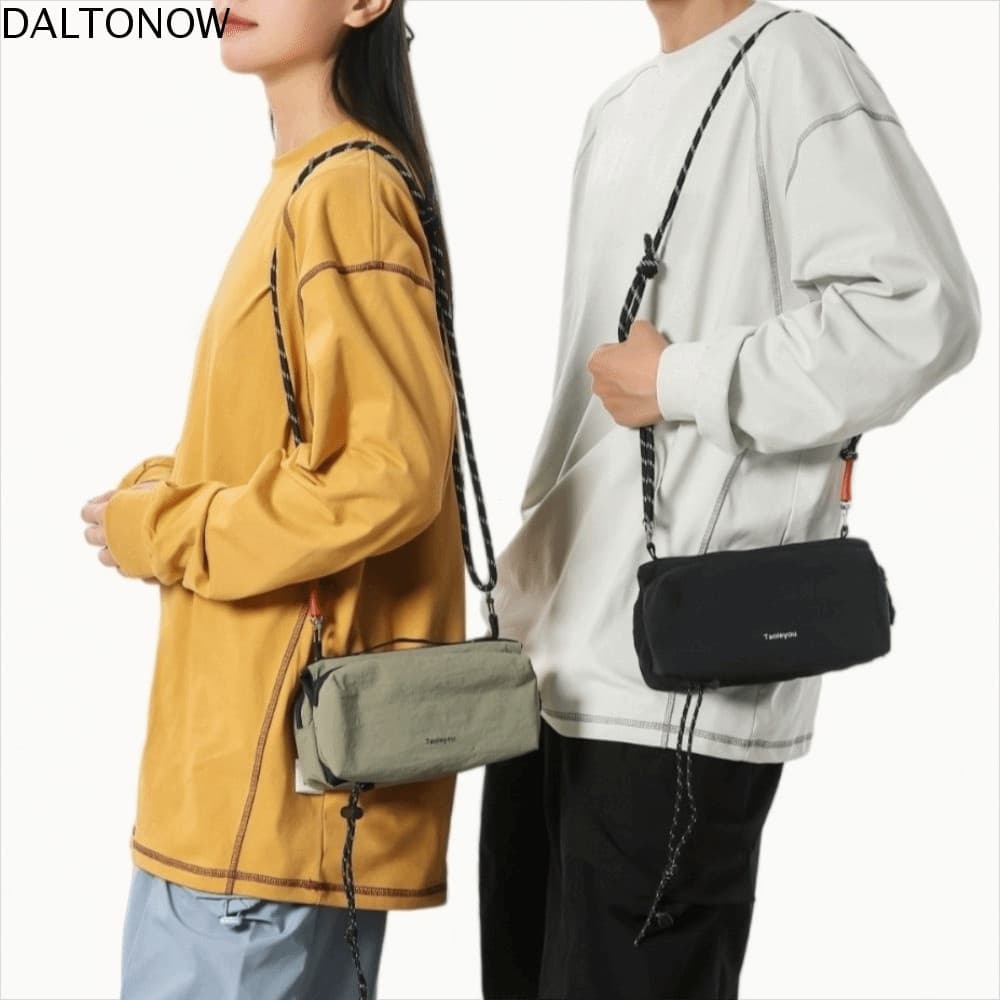 Bolsa Crossbody De Tecido Oxford DALTONOW , De Ombro Único De Cor Sólida Multicamadas , Grande Capacidade