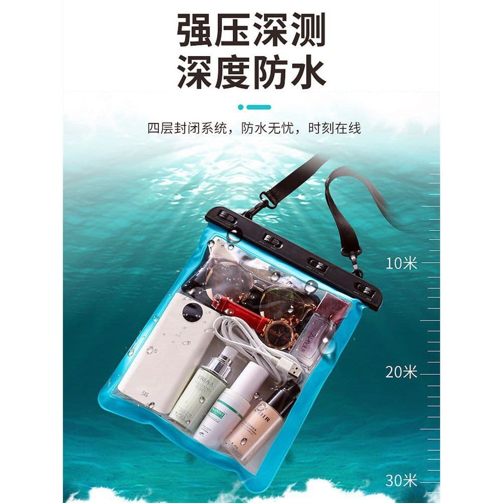 Saco à prova dwaterproof água saco do telefone móvel tela de toque natação mergulho capa Tablet PC saco ao ar livre deri