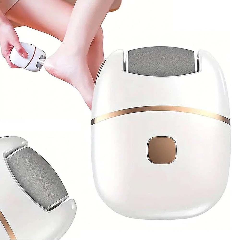 Lixador de Pé Elétrico Portátil para Pedicure - Removedor de Calos e Esfoliador Recarregável USB,