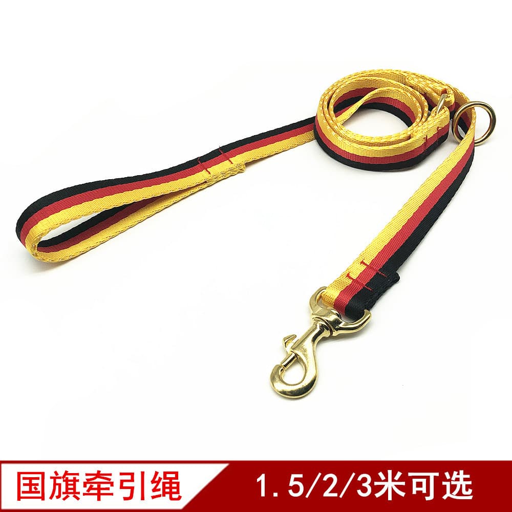 Coleira de cachorro de três cores, grande escala, multifuncional, treinamento de cães, Demu, peça única, corrente P, col
