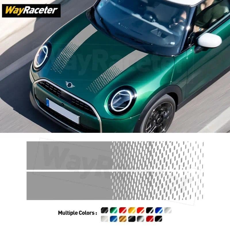 Edição John Cooper Works Guarnição Decalque De Vinil Capô Listras Adesivo Para MINI JCW SE J01 F65 F66 F67 Countryman U2