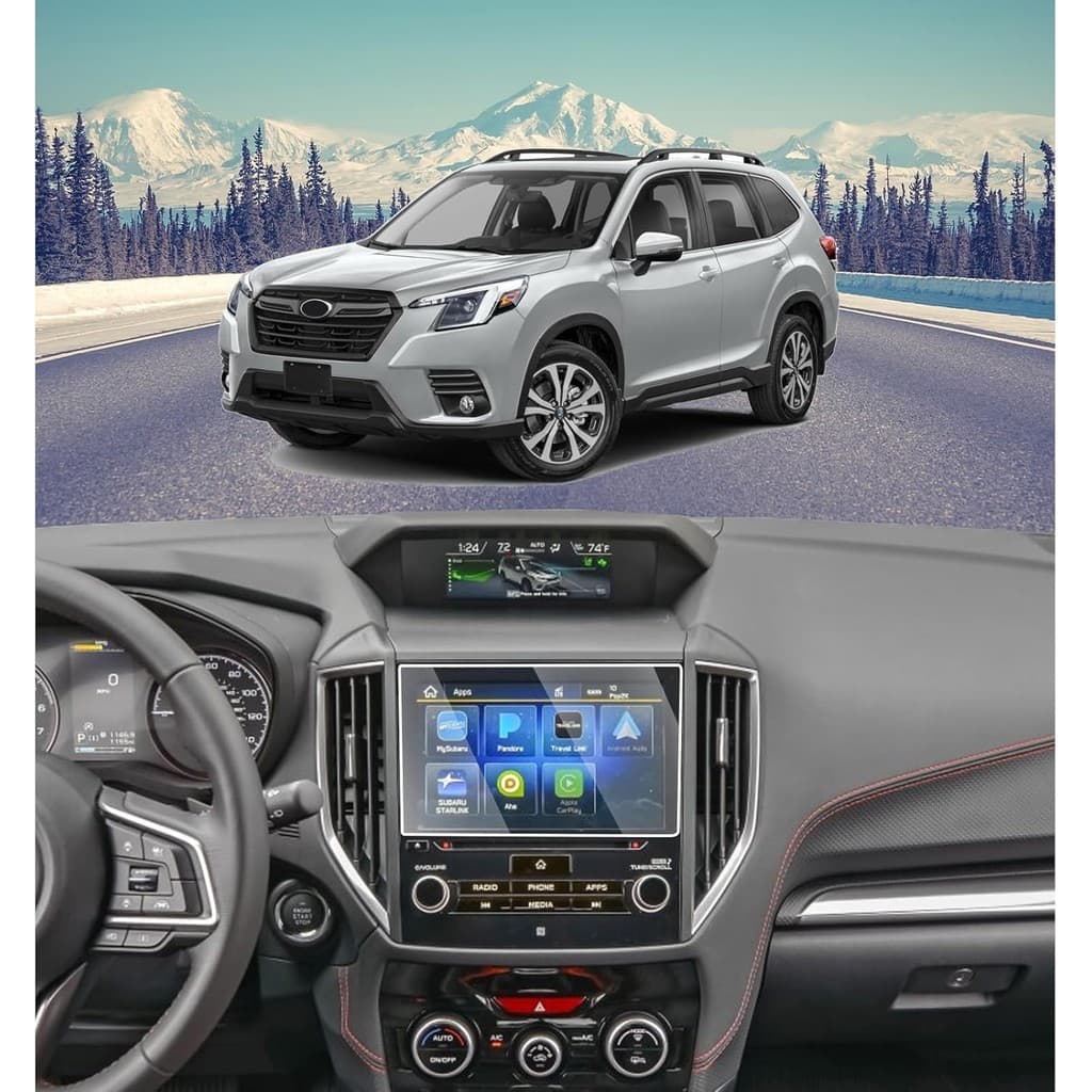 Para 2019-2024 Subaru Forester Limited/Touring/2022 Wilderness Protetor De Tela De 8 Polegadas Anti-Impressão Digital Pe