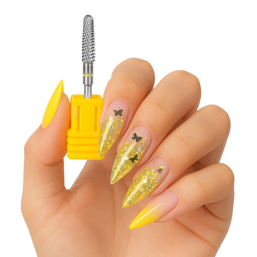 Broca de tungstênio Para Nivelar o Gel Curvatura Remoção do alongamento de unhas nivelamento Lixa eletrica para unhas