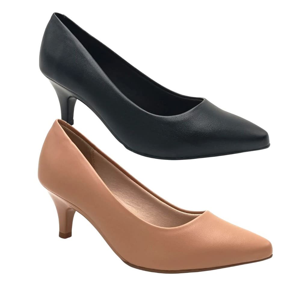 Sapato Scarpin Beira Rio Feminino Conforto Salto Baixo Social 4076.1350