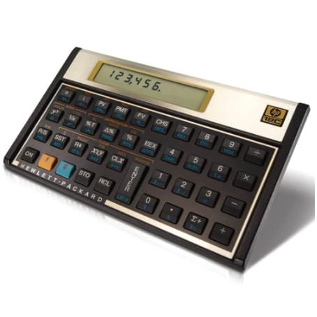 Calculadora Hp 12c Financeira Gold Prata Original Lacrada