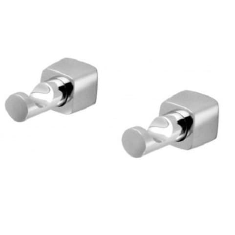 Par Cabide Individual Di Casa Joy Cromado 100% Metal