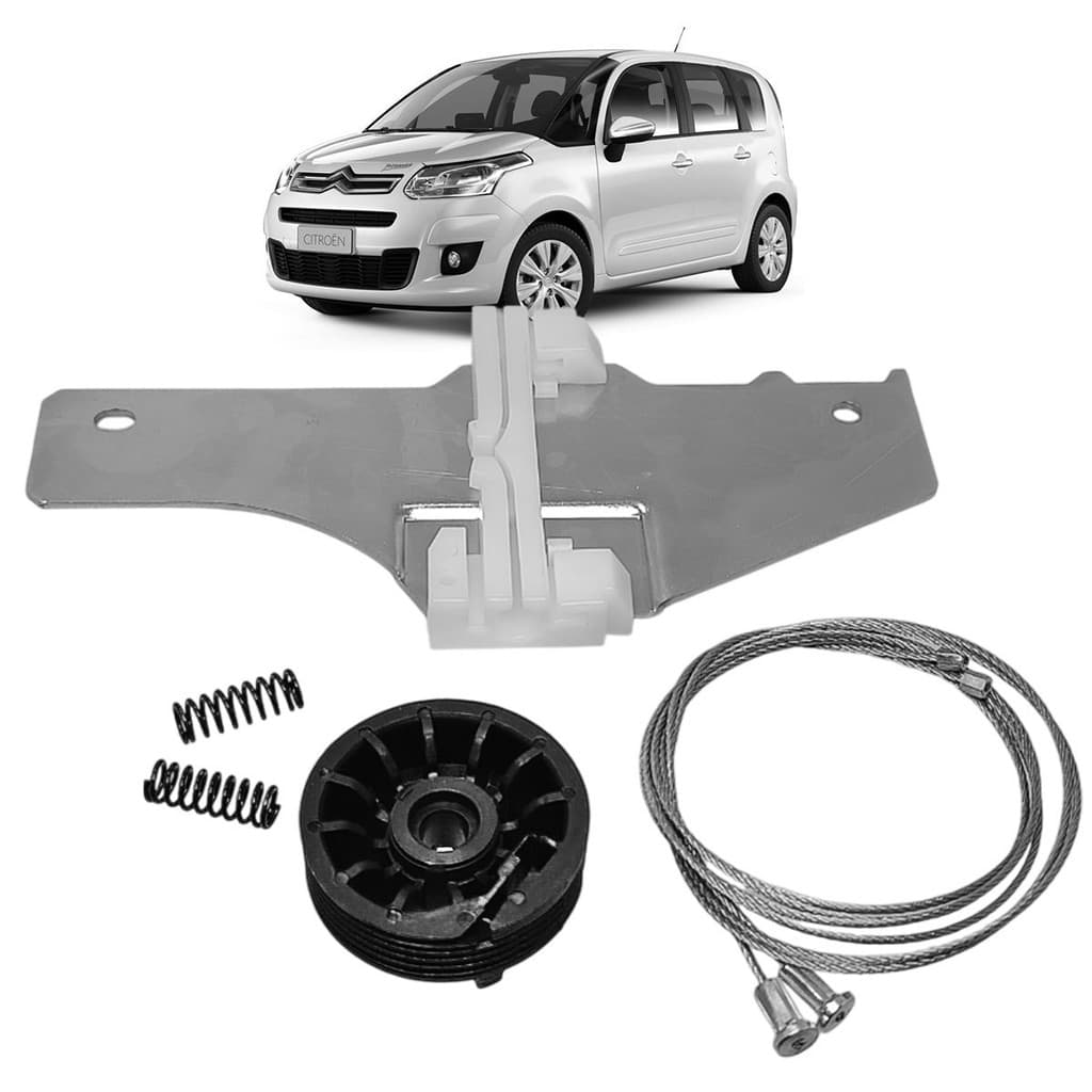 Kit Reparo Maquina Vidro Traseira Direita C3 Picasso