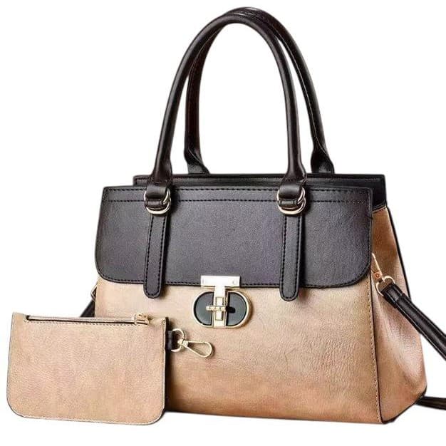 BOLSA FEMININA mY EK COM PORTA CARTÕES LINHA VÍNTAGE - KHAKI