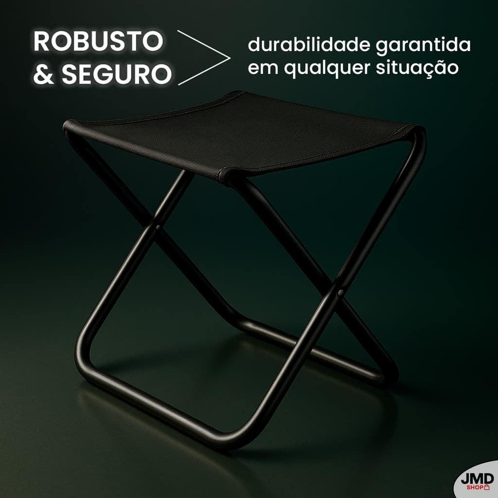 Banqueta Mini Portátil Para Acampamento Mini Banco Dobrável Leve Pescaria