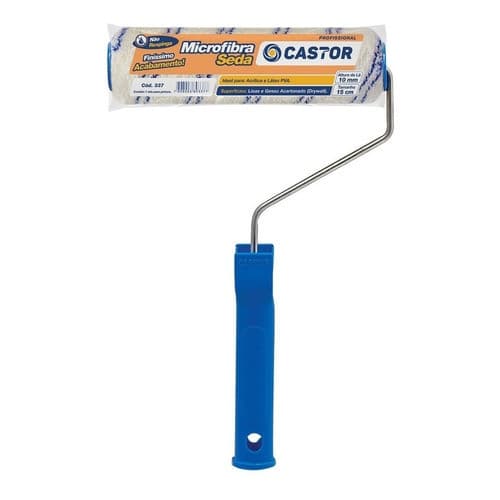 Rolo De Lã Sintética Para Pintura Parede 15 Cm Castor