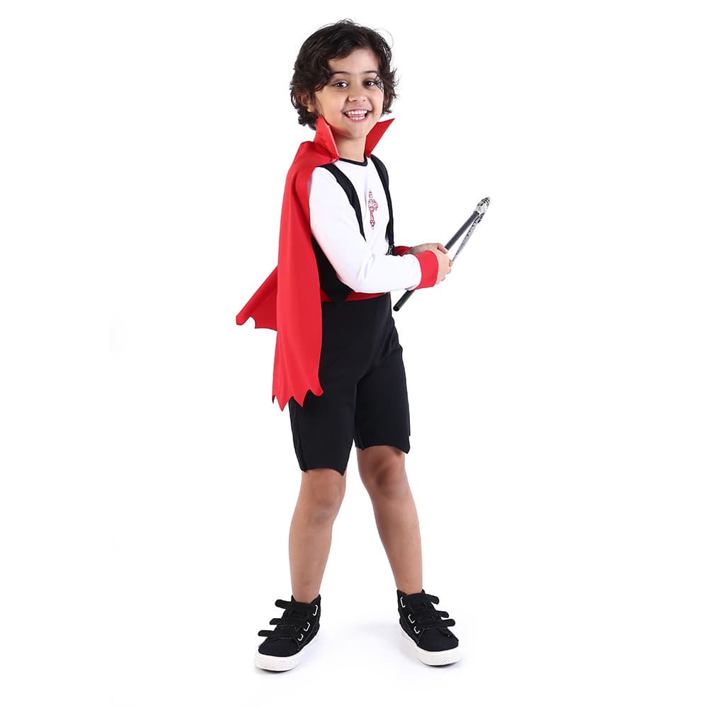 Fantasia Drácula Infantil Menino Monstro Halloween Terror  + Brinde Envio Imediato