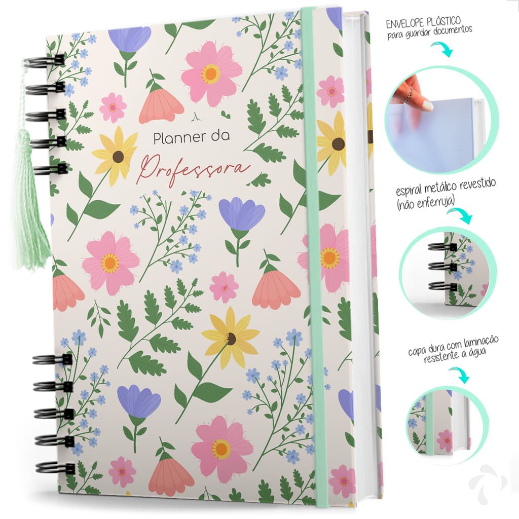 Agenda Planner Do Professor Planejamento Capa Dura Sweet