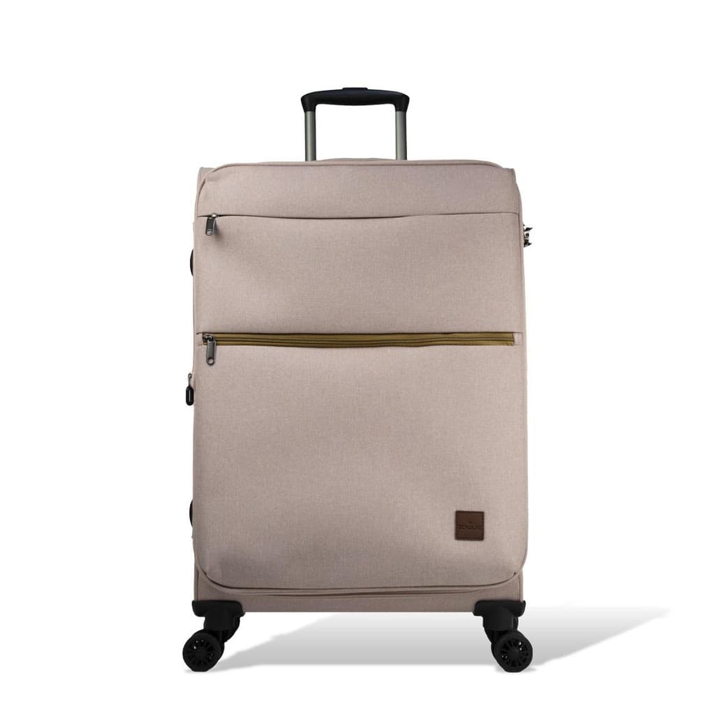 Mala Média 23kg Poliéster com Rodas Giro 360º Soft Line Echolac