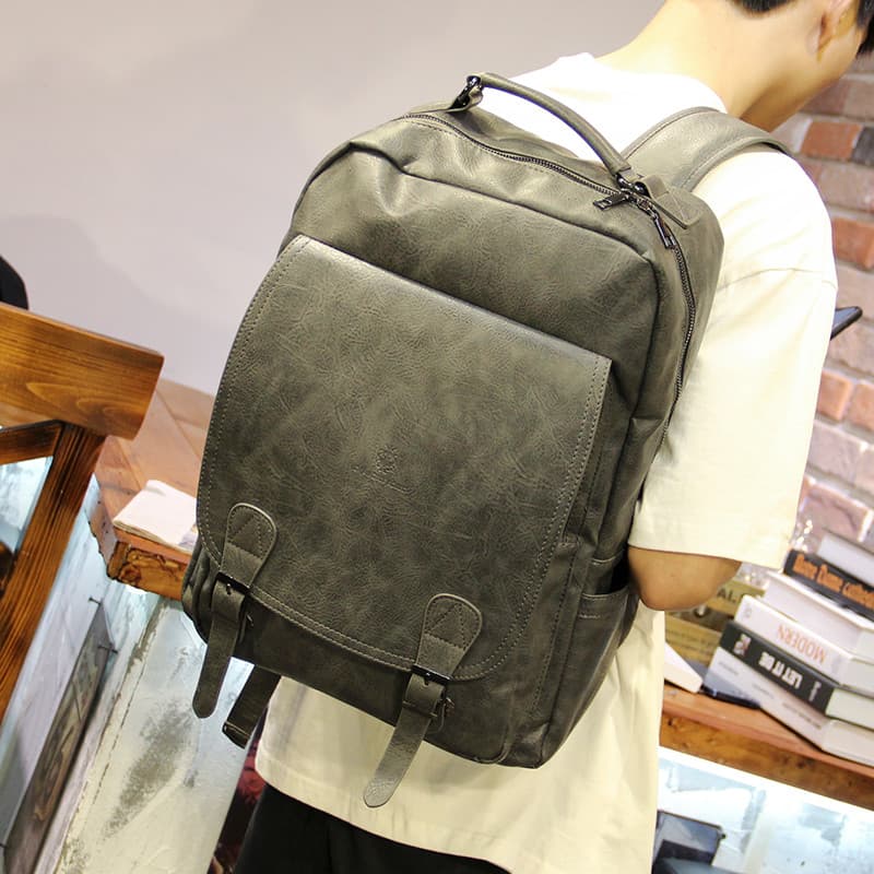 Versão coreana mochila de negócios grande capacidade computador mochila portátil porta carregamento USB saco de viagem a