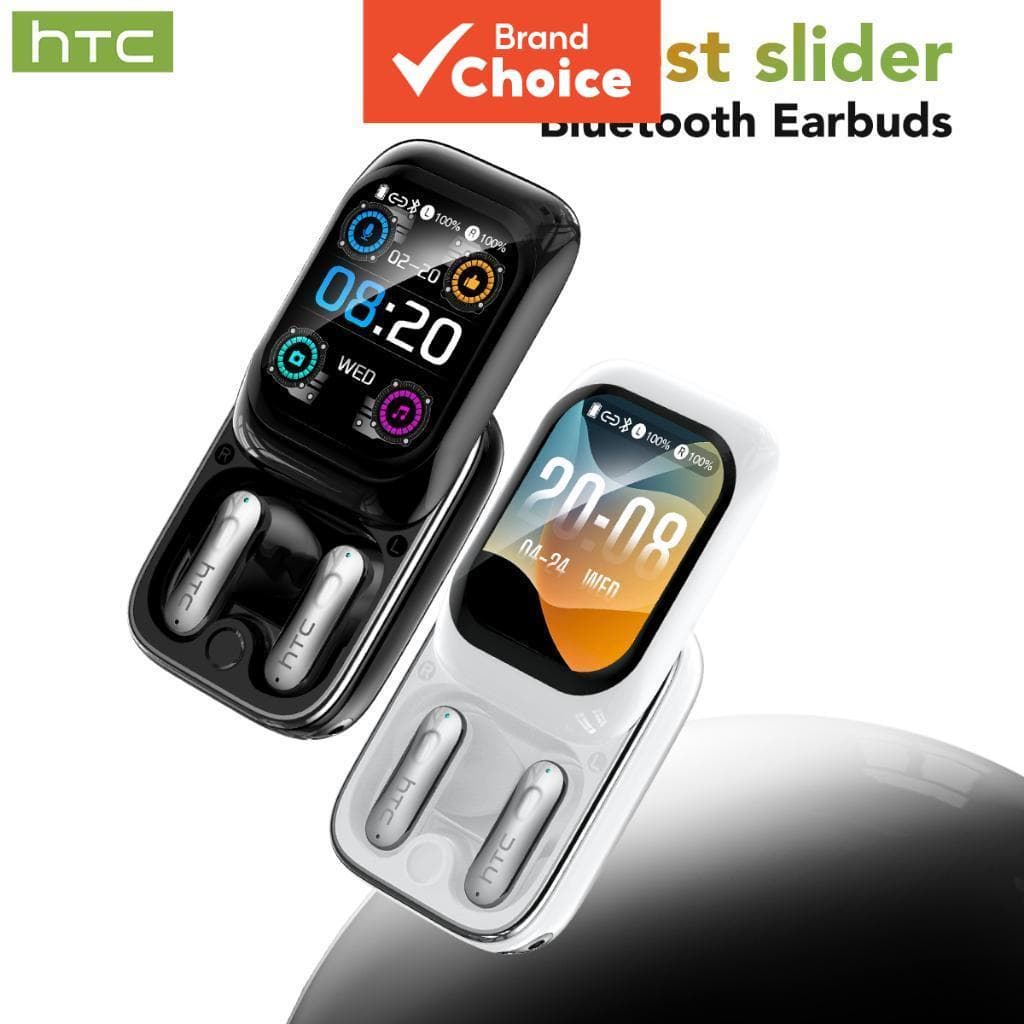 Tradutor de IA HTC NE48 Fones de Ouvido Bluetooth V6.0 Slider Bateria 48H Vida Útil da Bateria Função de Tela de Toque