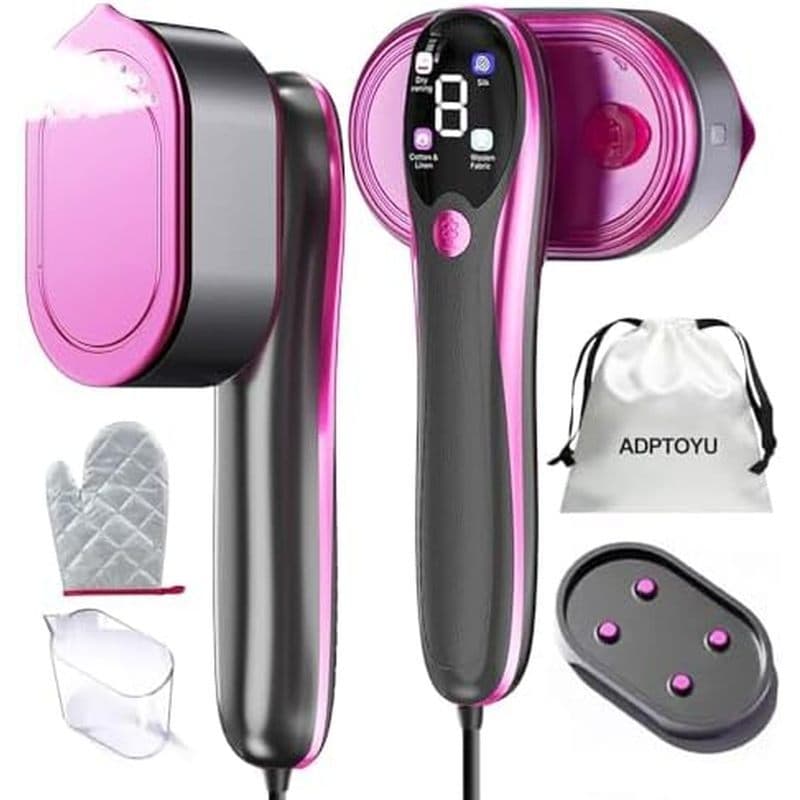 Vaporizador 2 Em 1 & amp ; Ferro Para Roupas , Portátil Com Display LED , Grande Painel Cerâmico De Viagem , A Vapor , A