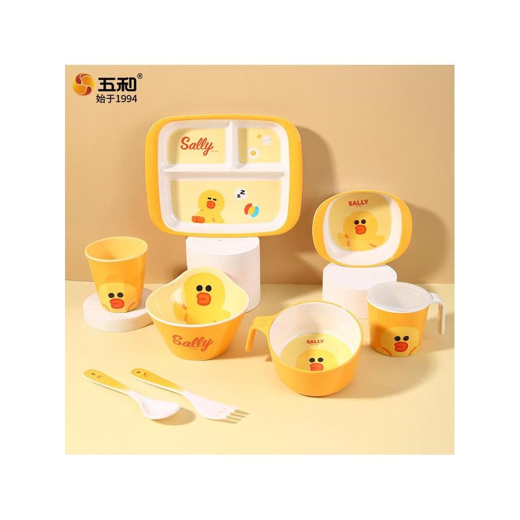 Sally frango melamina utensílios de mesa infantis novos produtos Anti-escaldante dos desenhos animados suplemento alimen