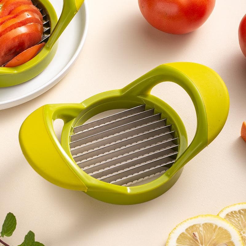 Corte de tomate multifuncional corte batata frutas vegetais uniforme Slicer aço inoxidável separador corte doméstico