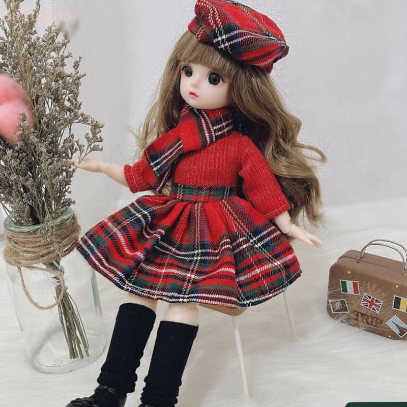 (gGUYU) Boneca BJD 1/6 Princesa Doll Dress DIY Clothes Girls Toy Gift (Sem) 30cm BR