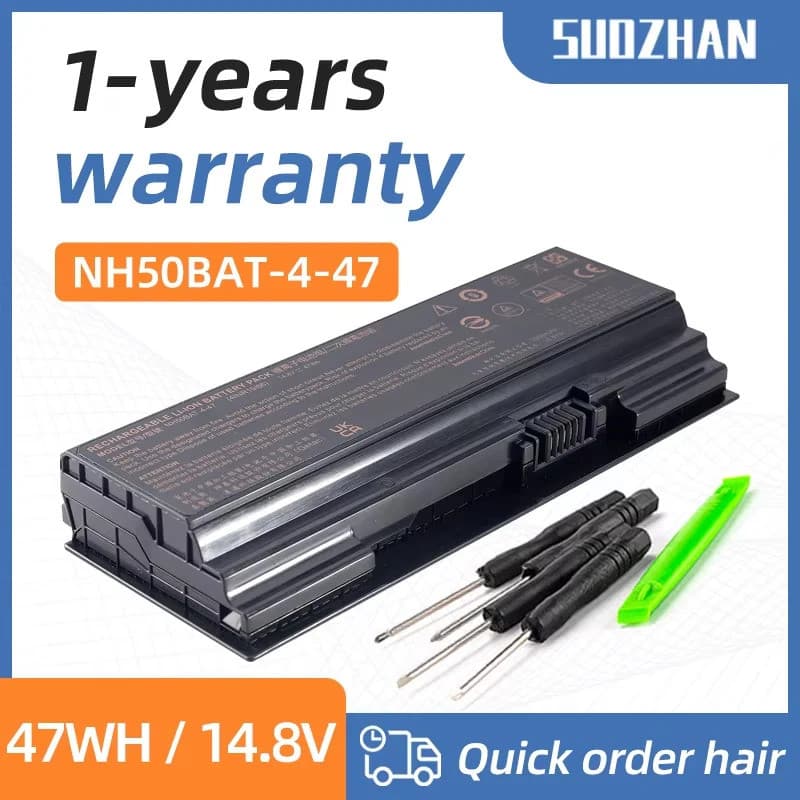 Bateria SUOZHAN NH50BAT-4 Para Clevo NH70RAQ NH55EDQ NH50RA NH55RCQ NH58RDQ NH70RHQ NH58RCQ machenike T58 Sager NP6875