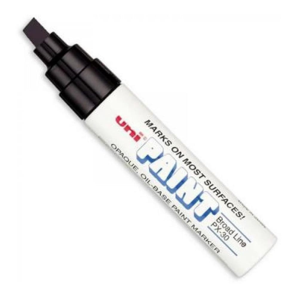 Marcador Permanente UNI PAINT MARKER PX-30 PRETA  4-8.5mm