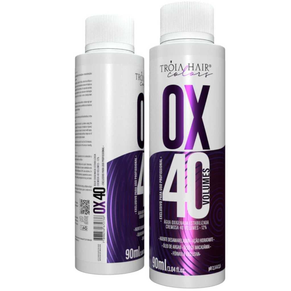 Ox Profissional Emulsão Reveladora 40 Volumes 90ml - Troia Hair