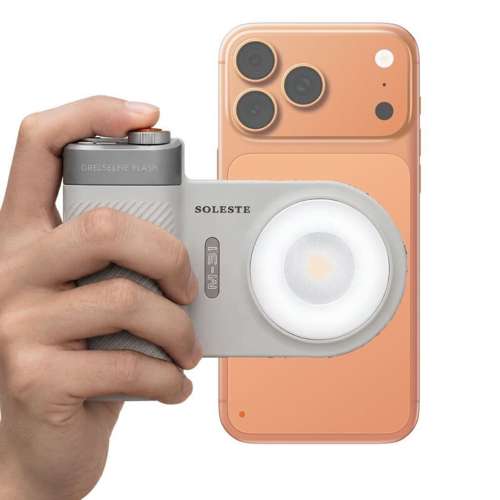 Suporte Magnético Soleste M-31 Com Luz LED Selfie