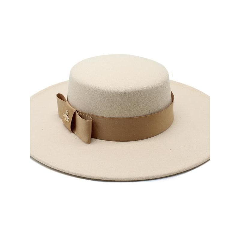 Outono inverno chapéu feminino europeu americano senhoras luz luxo lã chapéu superior de lã aba grande 10cm chapéu britâ