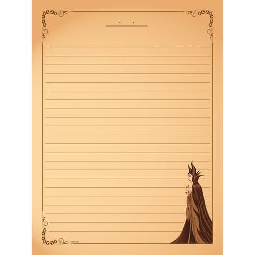 Caderno Villains Disney Capa Dura 160 Folhas Tema Vilões Escolar Estudante Anotações