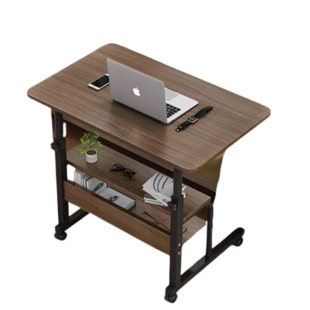 Mesa Ajustável com Rodas para Notebook e Sofá