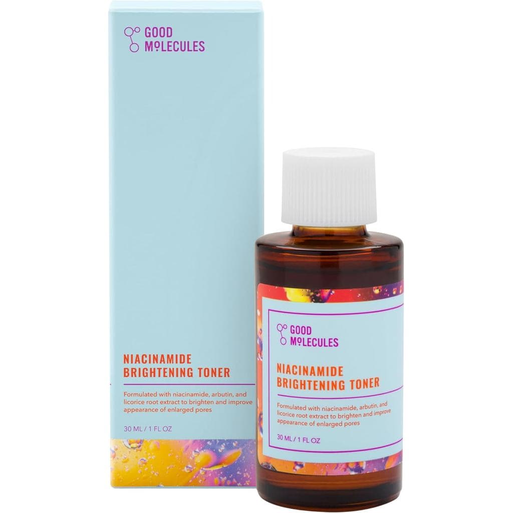 Tônico Iluminador com Niacinamida Good Molecules - Tônico Facial com Niacinamida e Arbutina para Equilíbrio do Tom da Pe