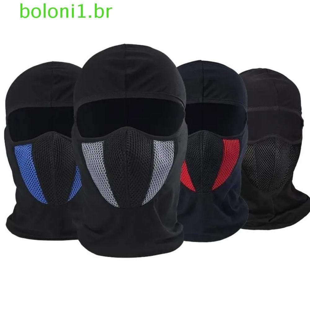 Balaclava Para Motocicleta , Máscara Facial Extensível Com Proteção UV , Capa Completa De Malha Respirável