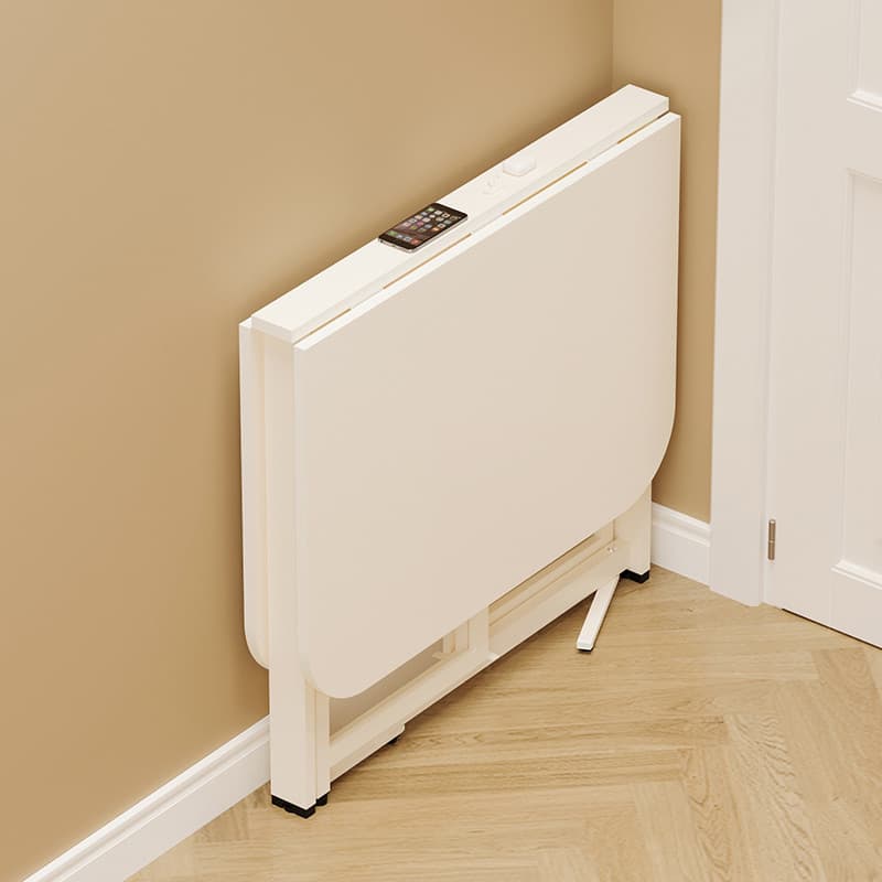 Mesa dobrável fina Mesa de jantar dobrável Casa Pequeno apartamento Mesa de jantar móvel de jantar simples Cadeira