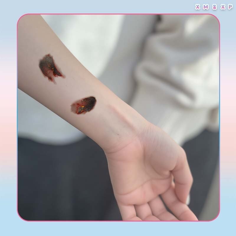 |Adesivos de tatuagem de ferida queimar arranhões simulação Horror falso cicatriz adesivos festa de Halloween barra de m