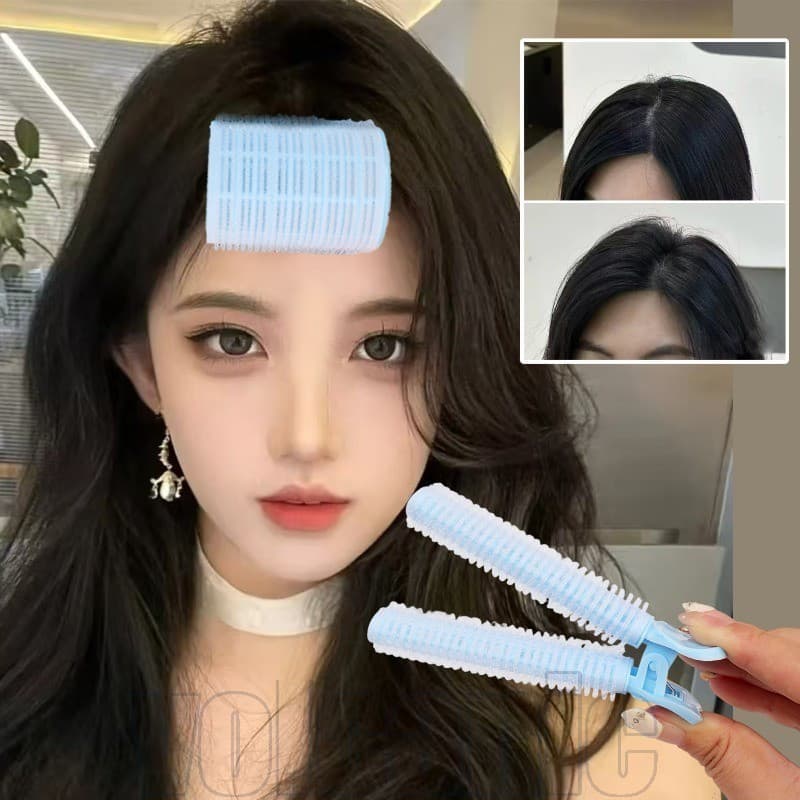 3/5/7 Unidades S/M/L Air Bangs Curler-Autoadesivo , Sem Vestígios-Modelador De Testa-Clipe Fofo Para Raízes De Cabelo-Fe