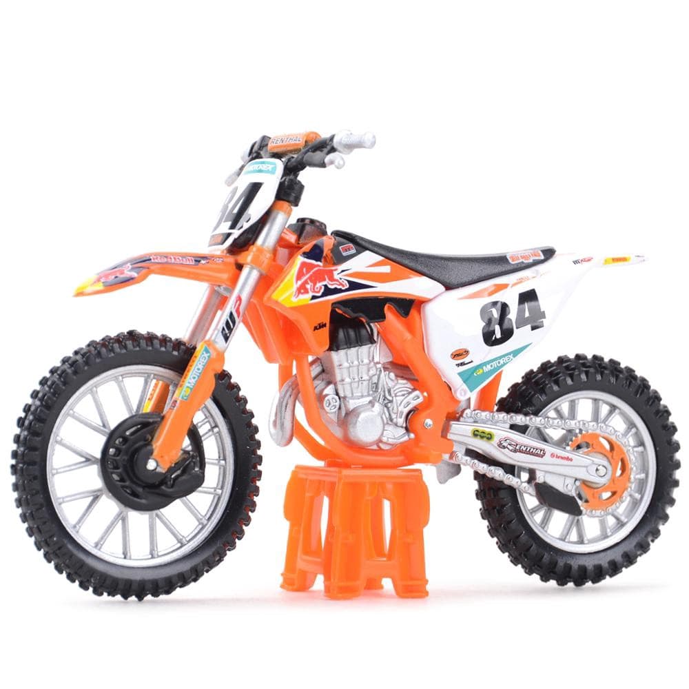 Bburago 1 : 18 2018 KTM 450 SX-F Veículo Fundido Estático Modelo De Motocicleta Brinquedo Hobby Colecionáveis