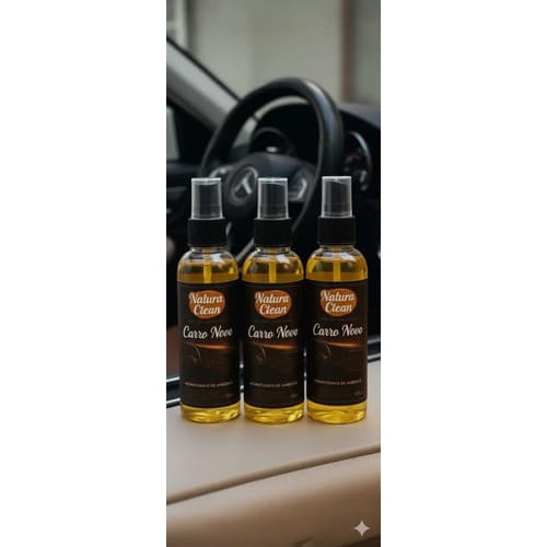 Kit C/ 3 Aromatizante Automotivo/ambiente Carro Novo 60ml