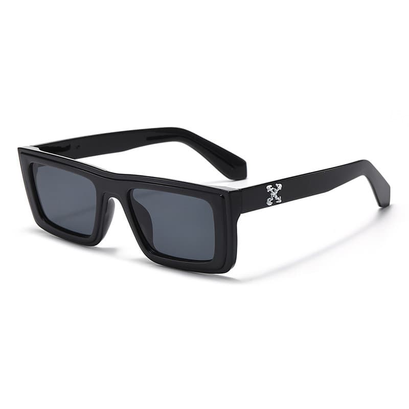 Novo estilo óculos quadrados europeu americano moda fluindo óculos de sol ao ar livre guarda-sol decorativo