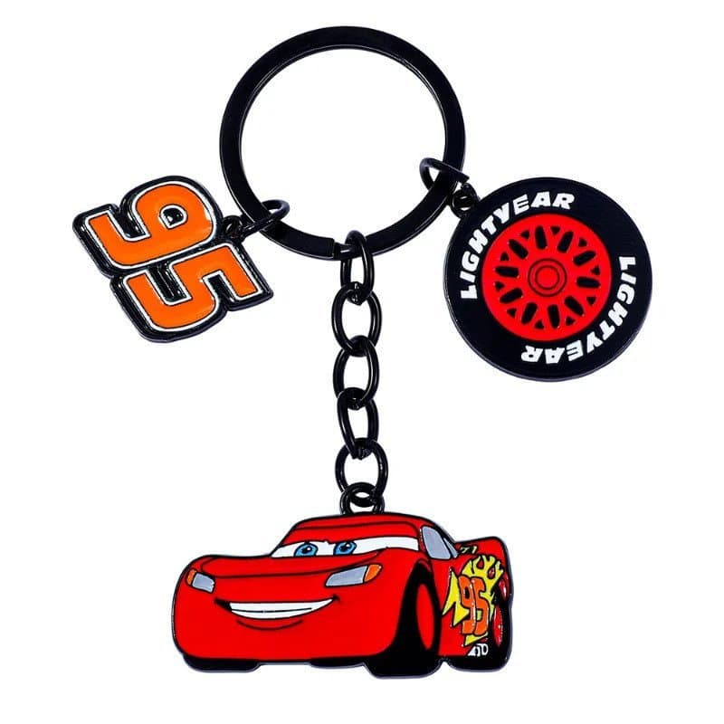 Chaveiro de Brinquedo de Carro Kawaii Estilo Faísca McQueen, Pingente para Mochila, Presente para Fãs de Carros