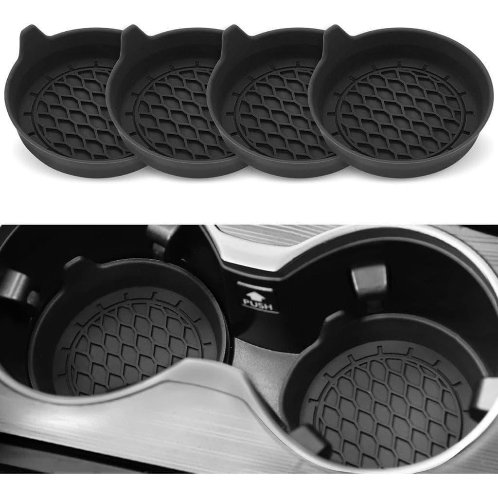 Suporte para copos de carro SINGARO, inserção de silicone para suporte de copos, suporte universal antiderrapante, acess