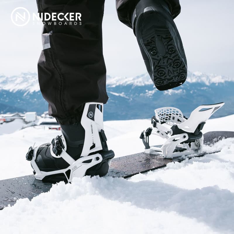 NIDECKER Suporte de desgaste rápido folheado prancha de esqui dedicado suporte de esqui para todo terreno de um Pedal ma
