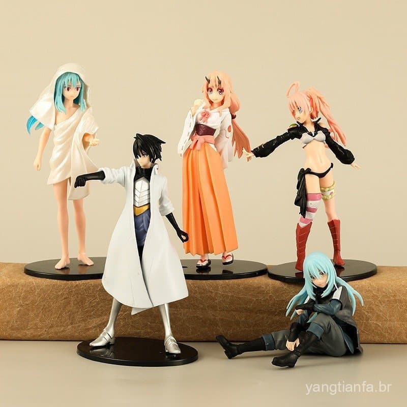 CCPO 1 Peça da Série 'From That Time I Got Reincarnated As A Slime' - Figuras de Anime de Rimuru Tempest, Milim, Nava, S